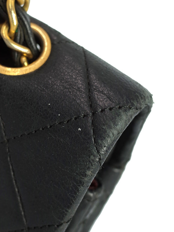 Chanel Matelasse Chain Shoulder Bag Black