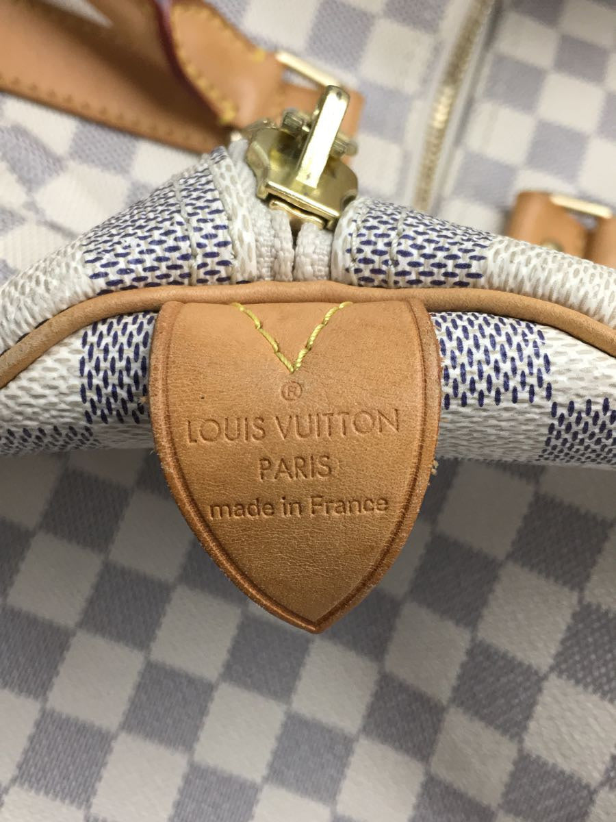Louis Vuitton Keepall 50 Damier Azur Shoulder Bag White