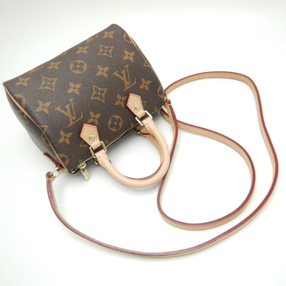 Louis Vuitton Monogram Nano Speedy Brown Mini Bag