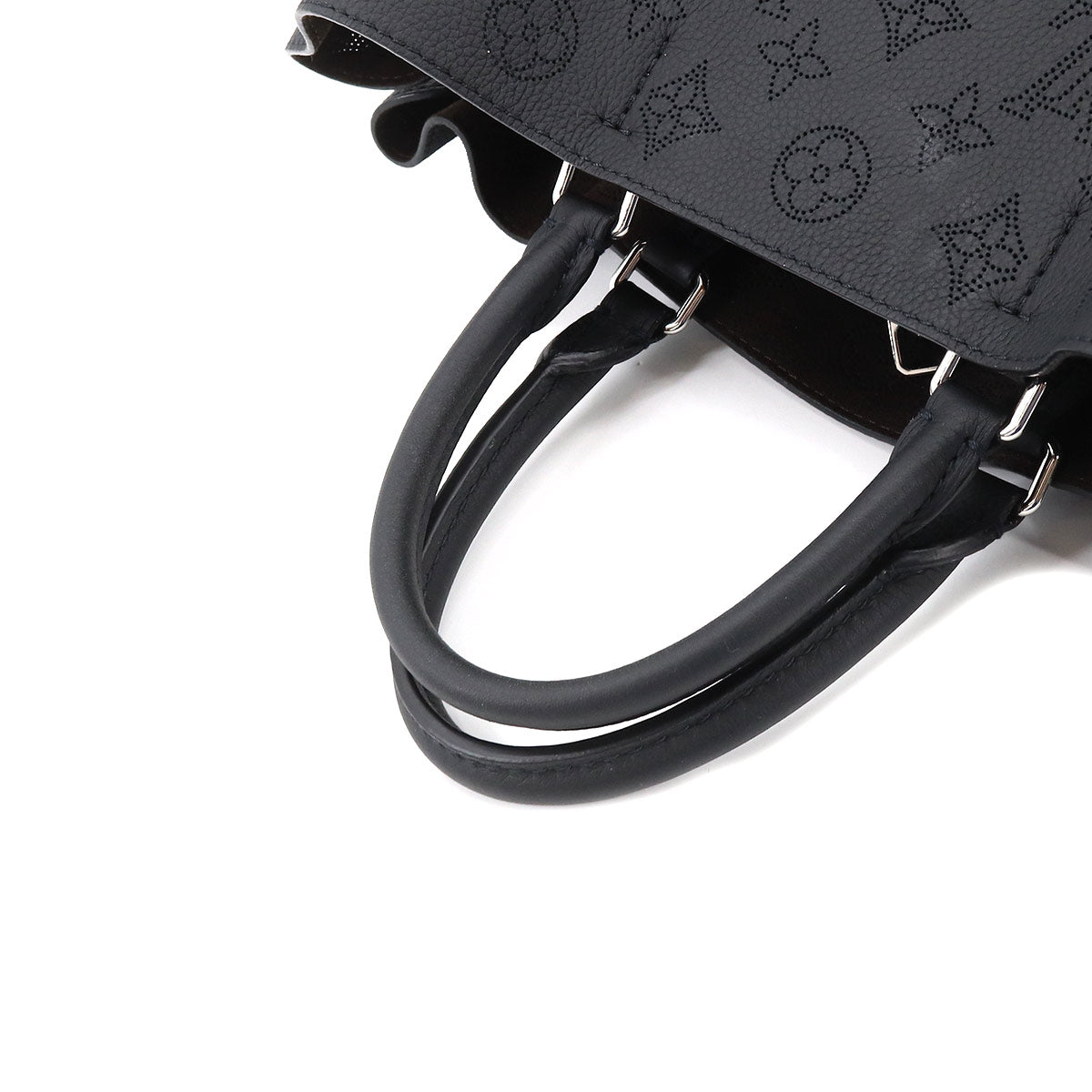 Louis Vuitton Mahina Bell Shoulder Bag Leather Noir Black