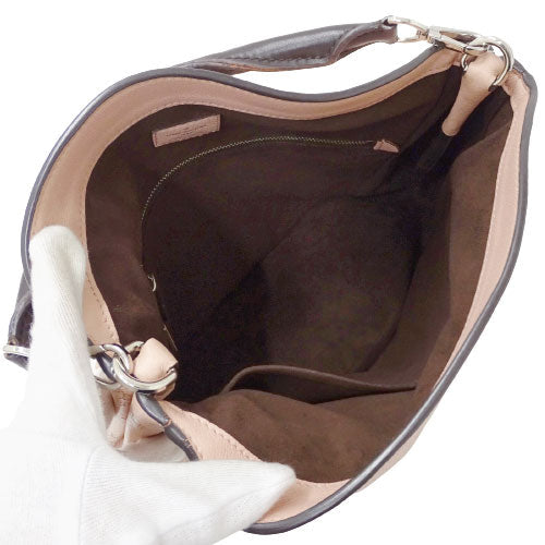Louis Vuitton Magnolia Babylone Mahina Hobo Bag Pink