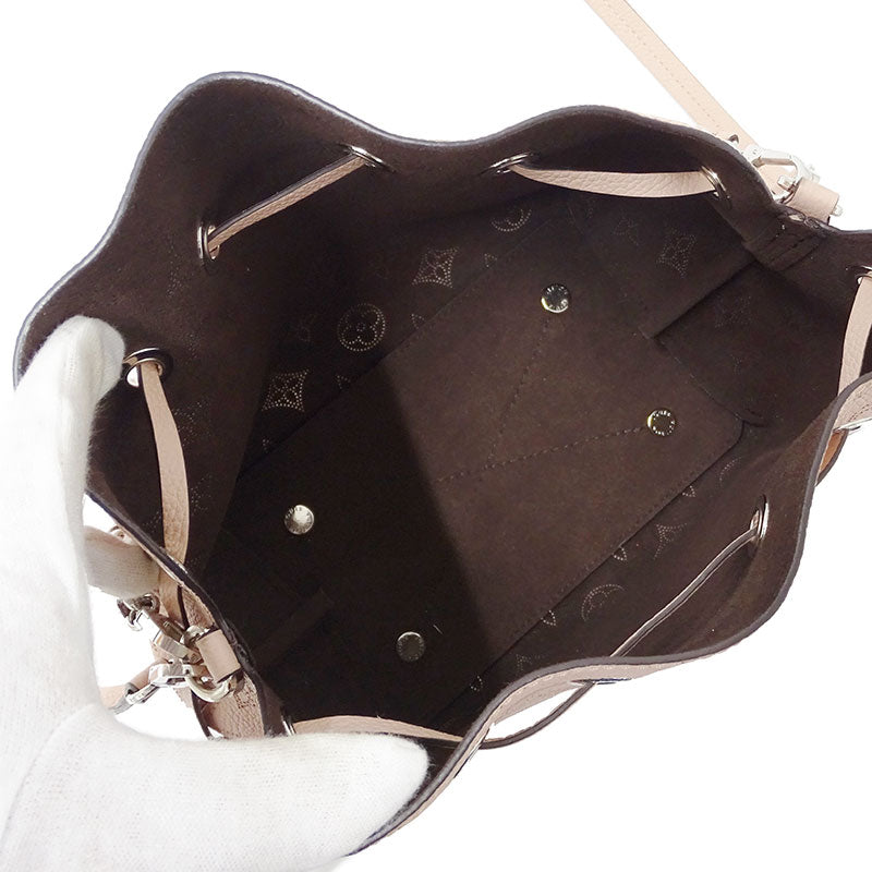 Louis Vuitton Girolata Monogram Mahina Shoulder Bag Pink