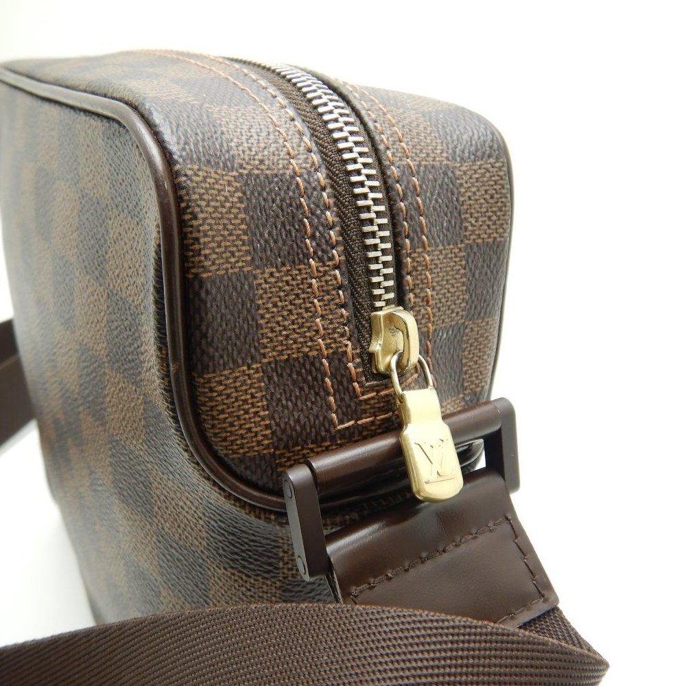 Louis Vuitton Damier Olaf PM Ebene Shoulder Brown