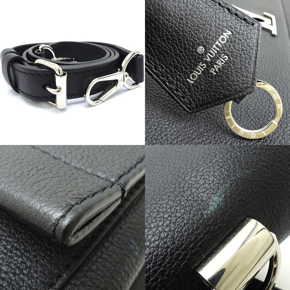 Louis Vuitton LockMe II Noir Handbag Black