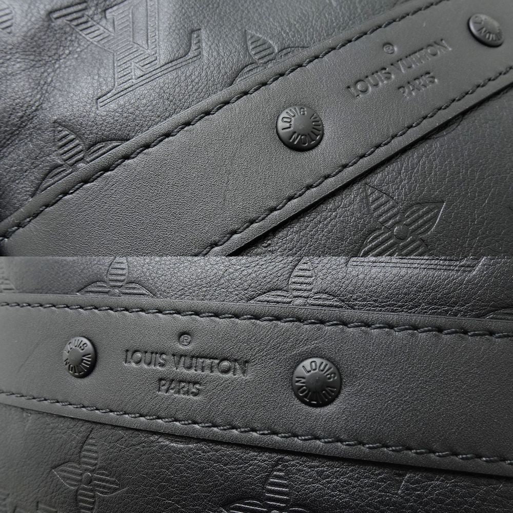 Louis Vuitton Monogram Shadow Danube Noir Shoulder Bag