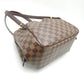 Louis Vuitton Damier Belem MM Ebene Shoulder Tote Brown