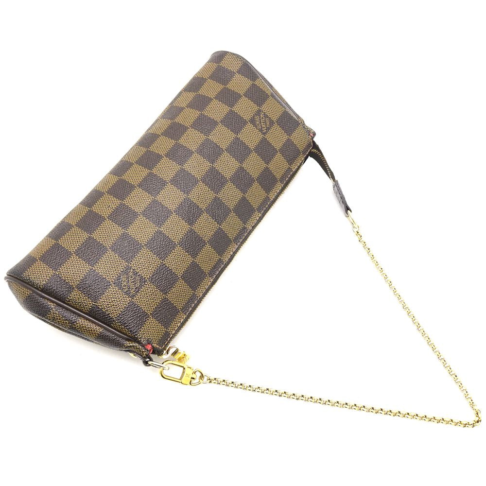 Louis Vuitton Damier Eva Ebene 2WAY Bag Brown