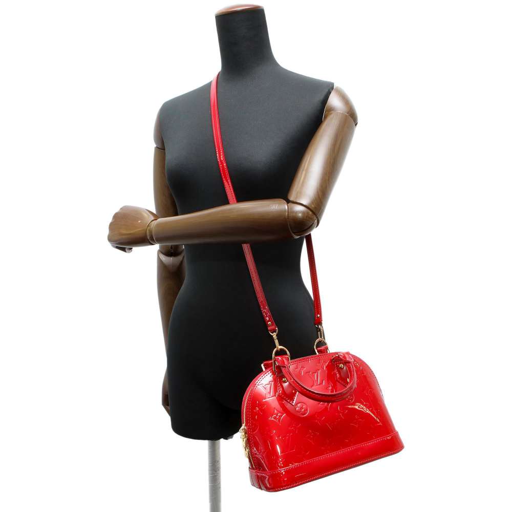 Louis Vuitton Handbag Monogram Vernis Alma BB 2way Crossbody