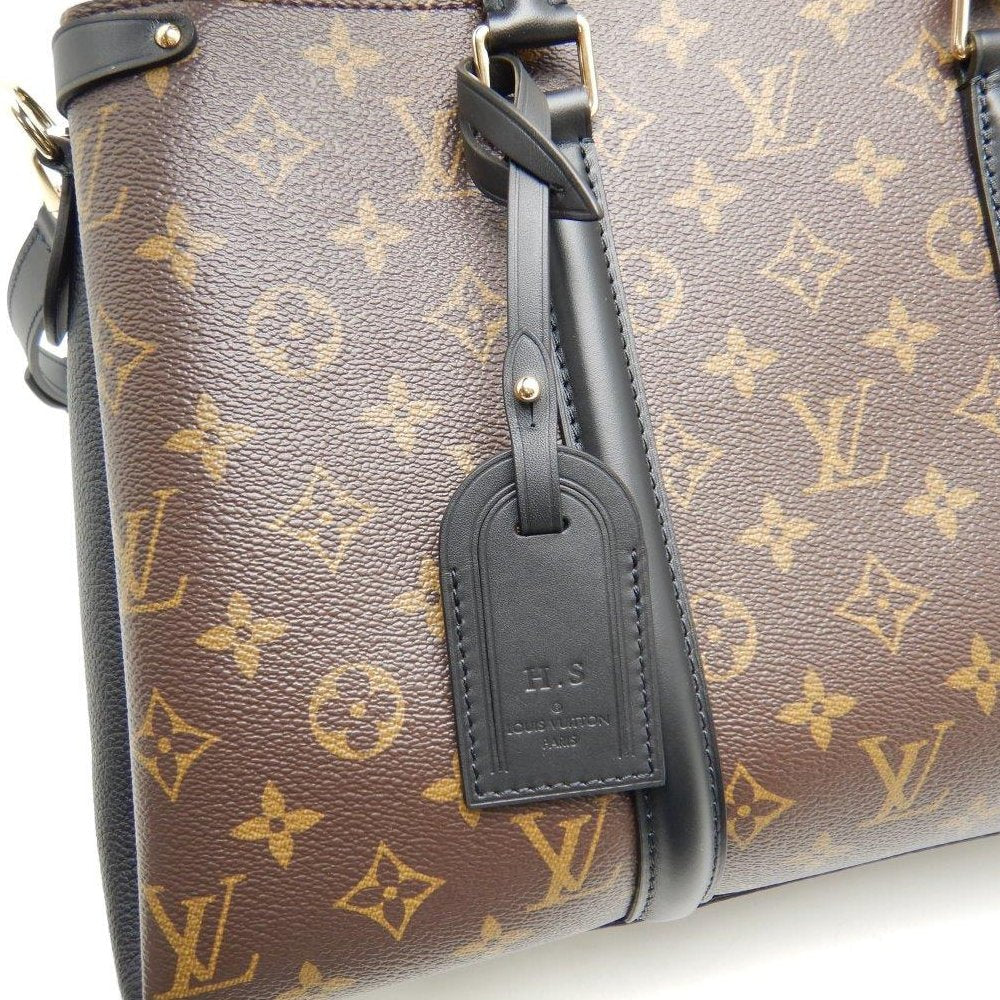 Louis Vuitton Monogram Soufflot MM Noir 2WAY Bag