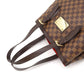 Louis Vuitton Damier Hampstead MM Tote Bag Ebene Brown