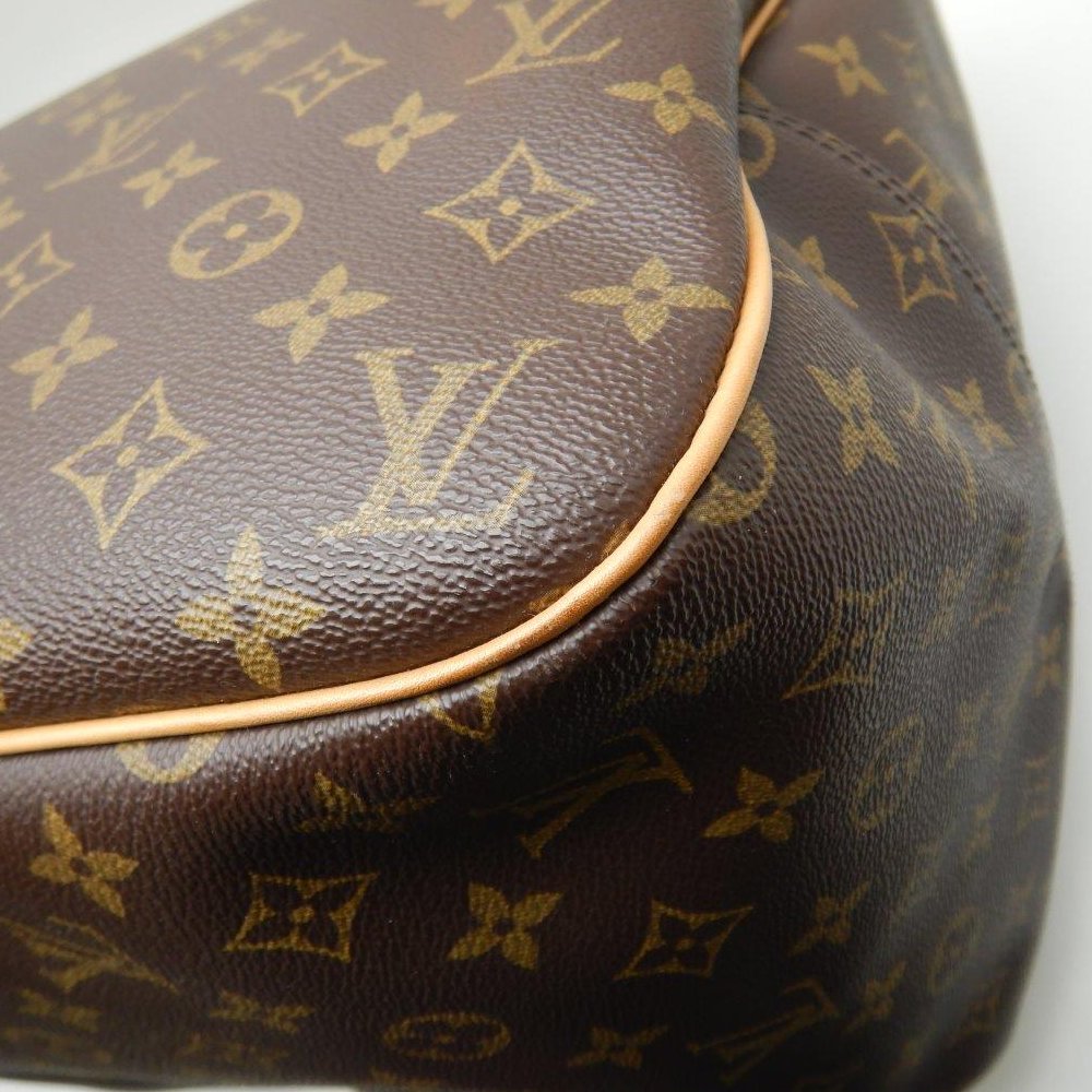 Louis Vuitton Monogram Evasion Brown Boston Bag Travel Bag