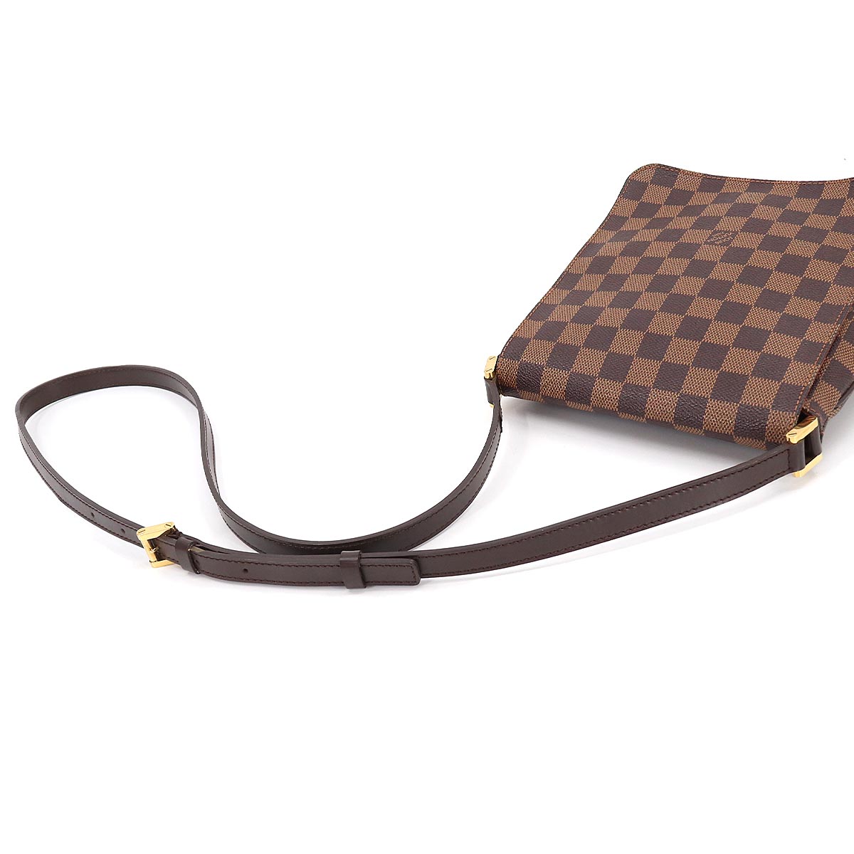 Louis Vuitton Damier M tte Salsa Long Shoulder Bag Ebene Gold Hardware