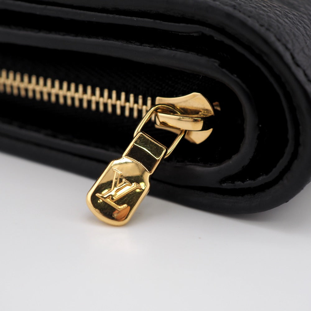 Louis Vuitton Portefeuille Metis Compact Monogram Implant Trifold Wallet Black