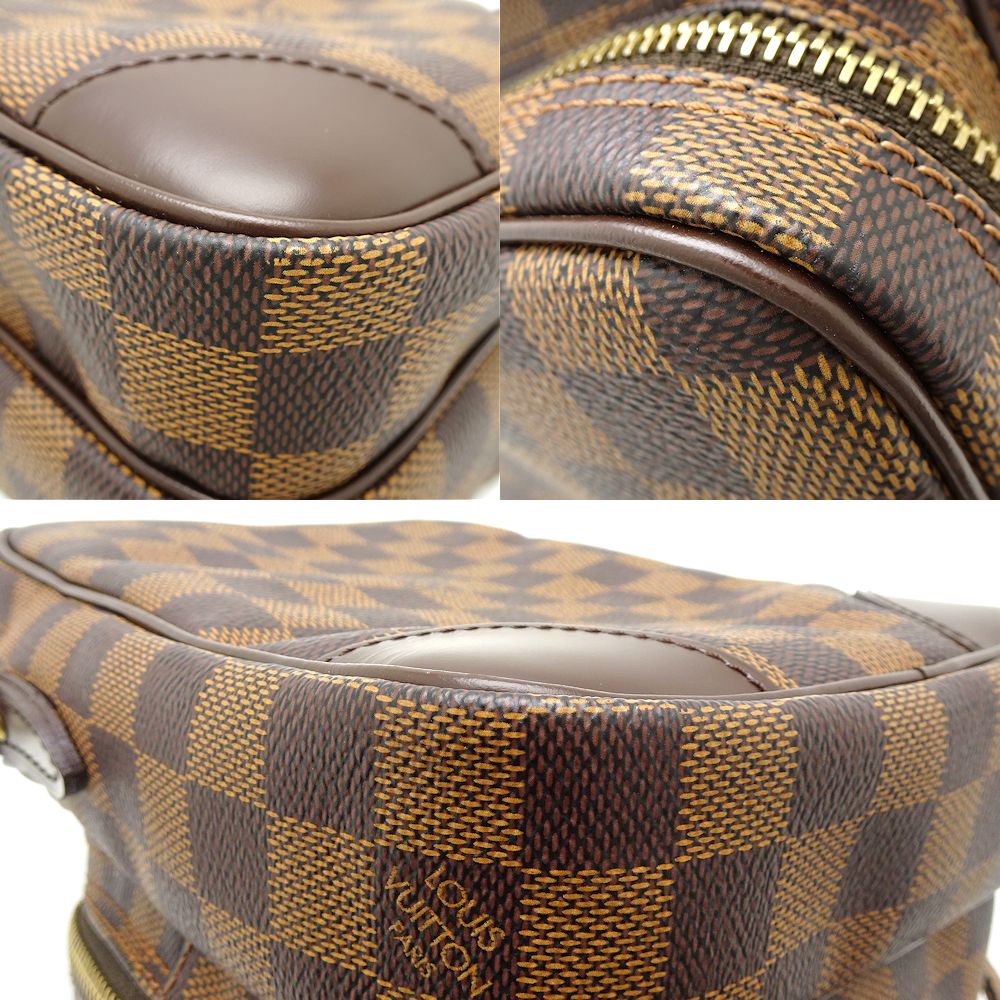 Louis Vuitton Amazon Damier Ebene Shoulder Bag Brown