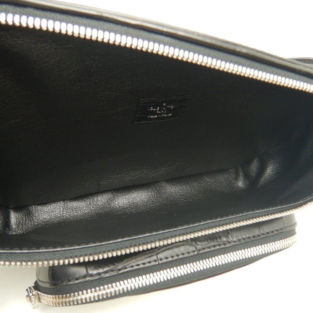 Louis Vuitton Bum Bag Crocodile Noir Black