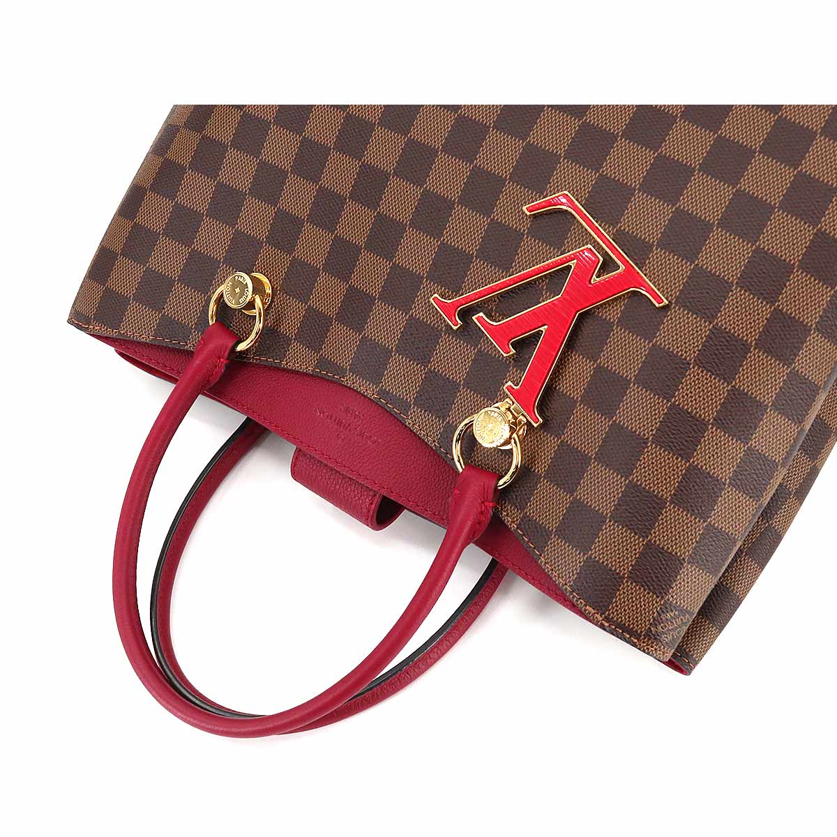 Louis Vuitton Damier LV Riverside 2way Tote Shoulder Bag Ebene Redouin