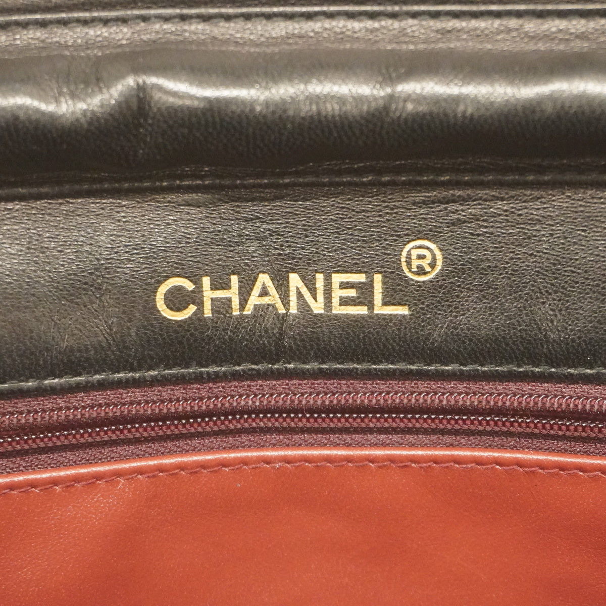 Chanel Shoulder Bag Matelasse Lambskin Black
