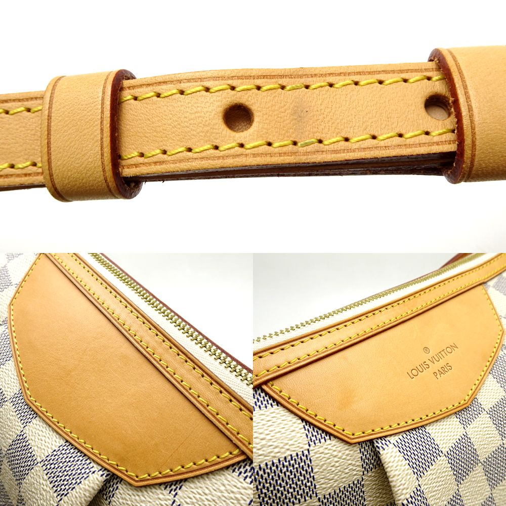 Louis Vuitton Damier Azur Siracusa PM Diagonal Shoulder Bag
