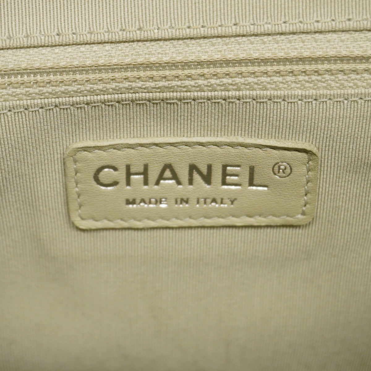 Chanel  Line Single Chain Leather Black