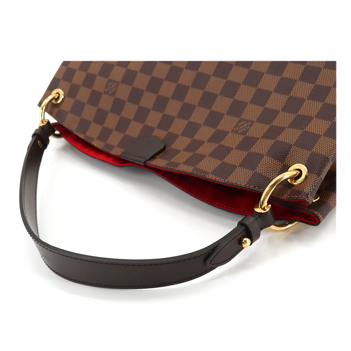 Louis Vuitton Damier Graceful PM Shoulder Bag Ebene