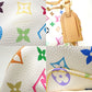 Louis Vuitton Multicolor Petit Noe Bron Shoulder Bag White