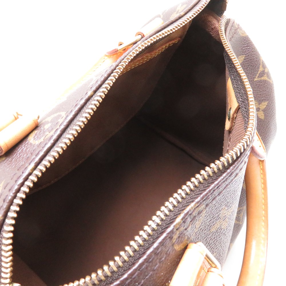 Louis Vuitton Monogram Speedy 25 Brown Boston Bag