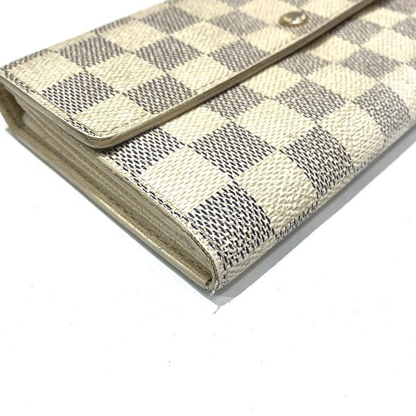 Louis Vuitton Damier Azur Portefeuille Sarah Long Wallet