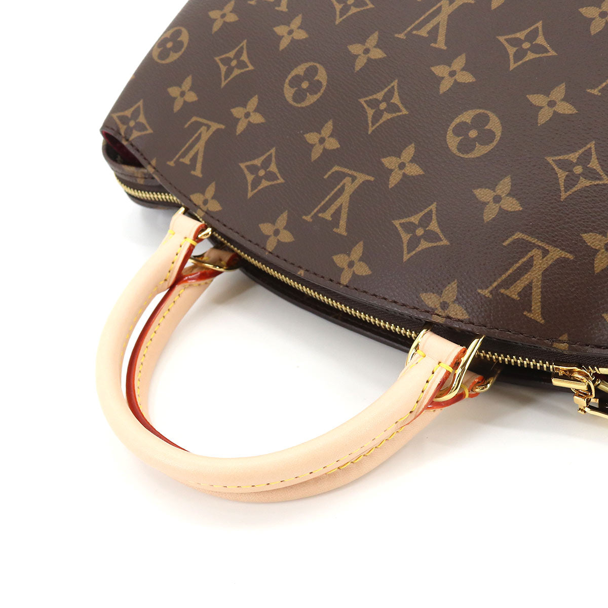 Louis Vuitton Monogram Petit Palais PM 2way Hand Shoulder Bag Brown