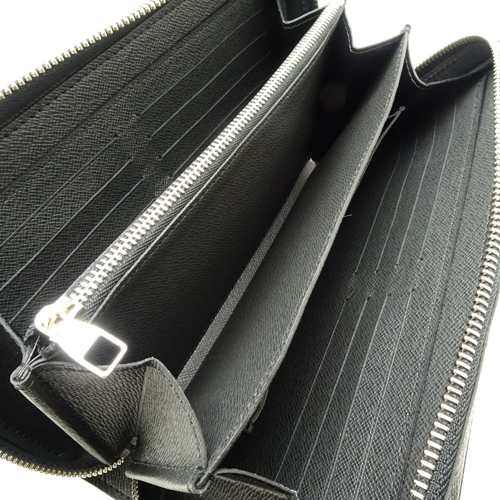 Louis Vuitton Taiga Zippy XL Long Wallet Clutch Travel Case Black