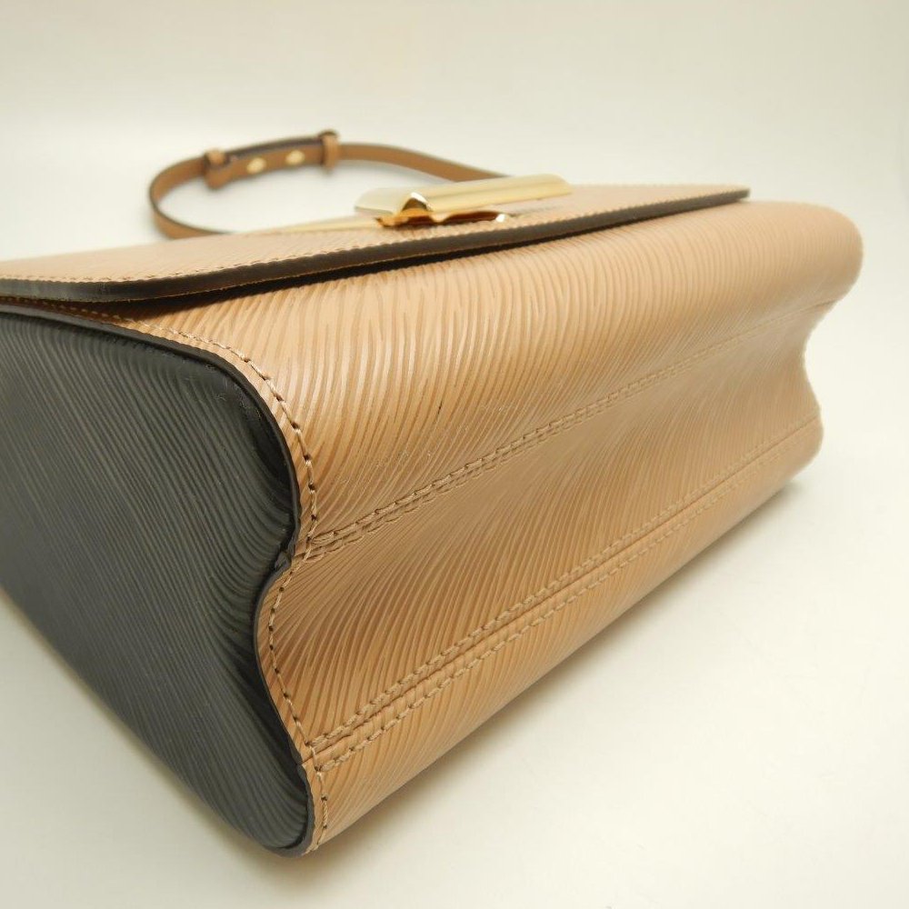 Louis Vuitton Epi Twist MM Beige Black 2WAY Bag