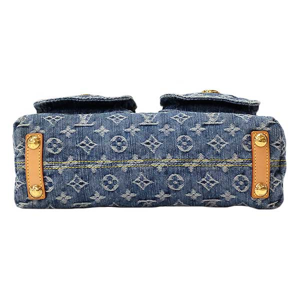 Louis Vuitton Baggy PM Monogram Denim Shoulder Bag Blue