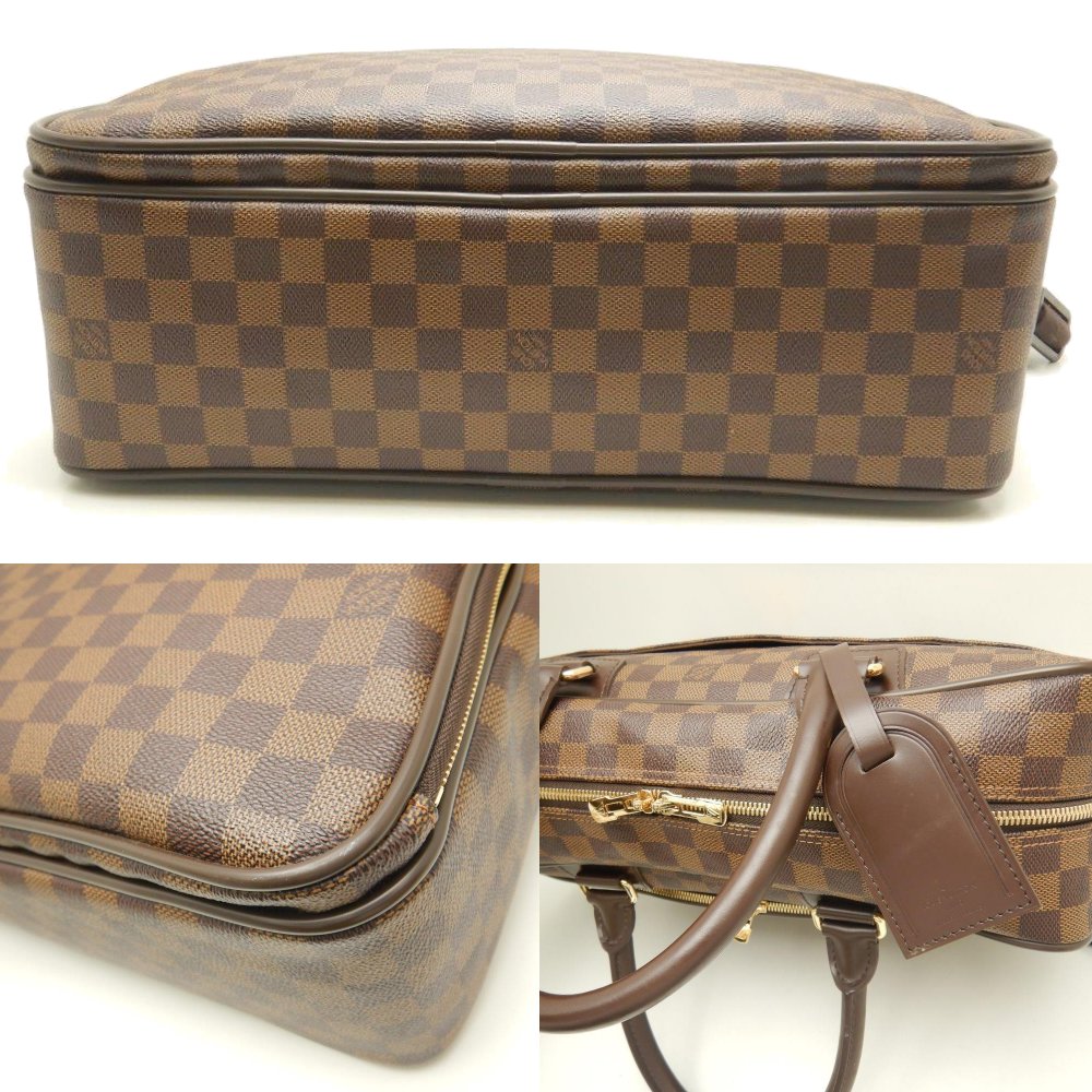 Louis Vuitton Damier Icar Ebene Business Bag 2WAY Brown