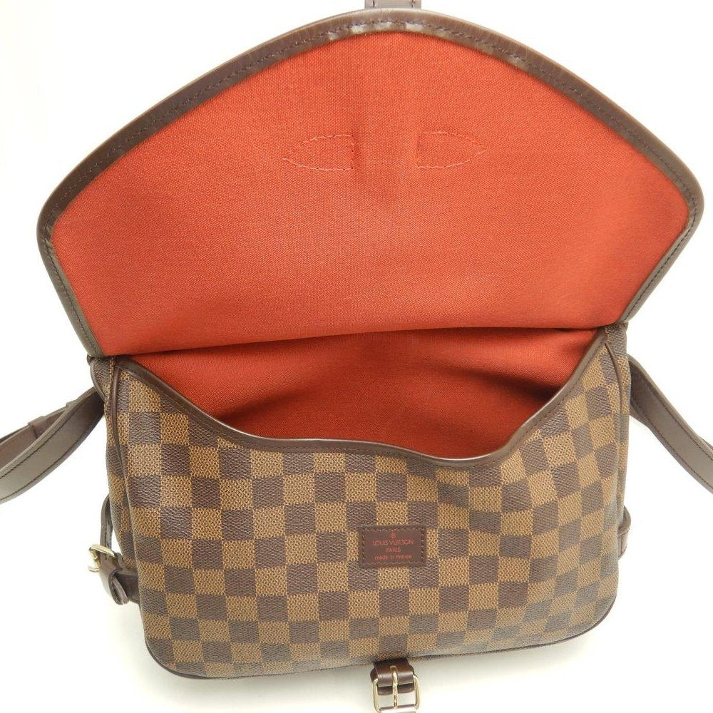 Louis Vuitton Damier Saumur 30 Ebene Shoulder Bag Brown