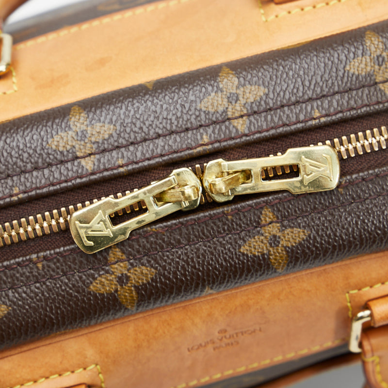 Louis Vuitton Monogram Trouville Handbag Brown
