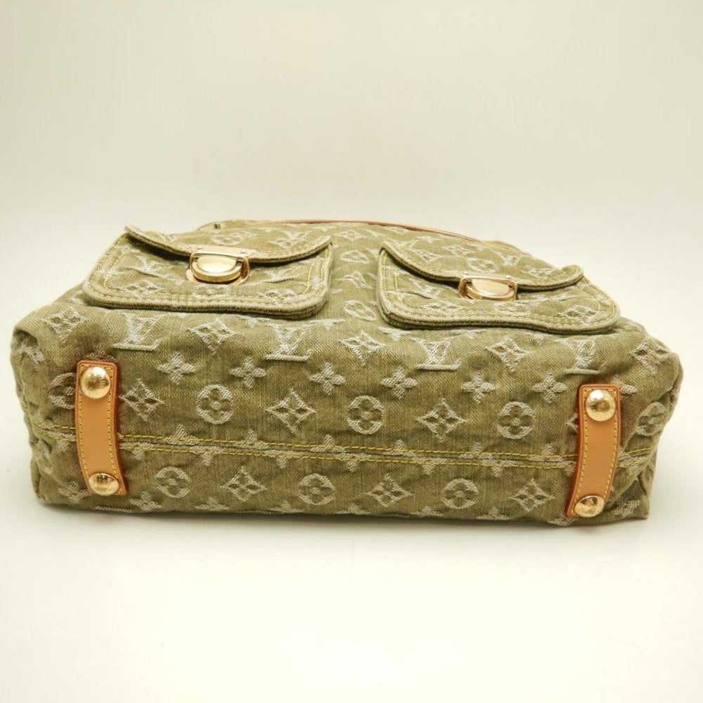 Louis Vuitton Monogram Denim Baggy GM Riken Shoulder Bag