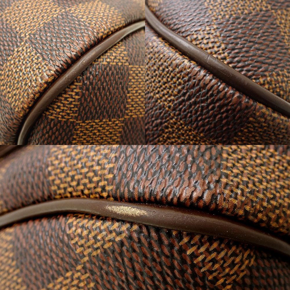 Louis Vuitton Damier Rivington PM Ebene Shoulder Bag