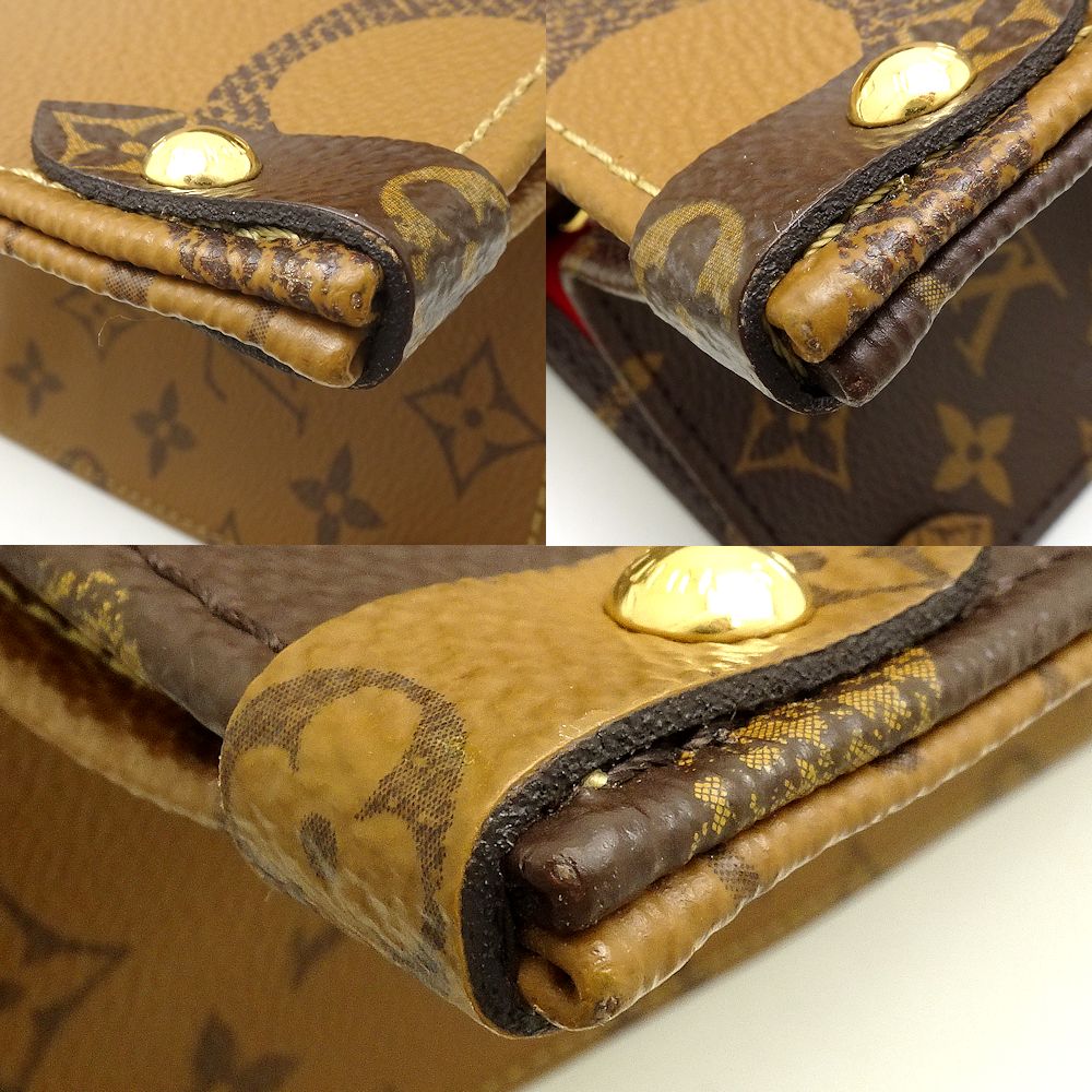 Louis Vuitton Monogram Giant Reverse On The Go MM Brown