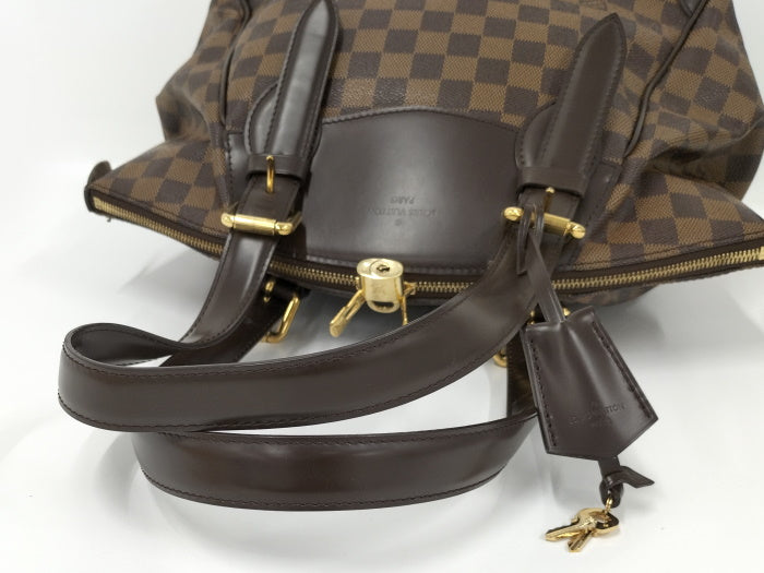 Louis Vuitton Verona MM Handbag Damier Ebene Brown