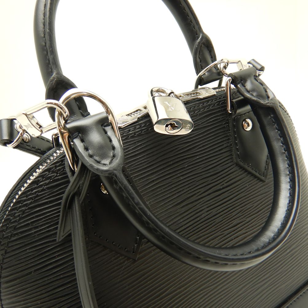 Louis Vuitton Alma BB Epi Handbag Black