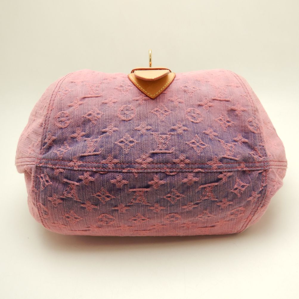 Louis Vuitton  Sunshine Monogram Denim Shoulder Bag Rose