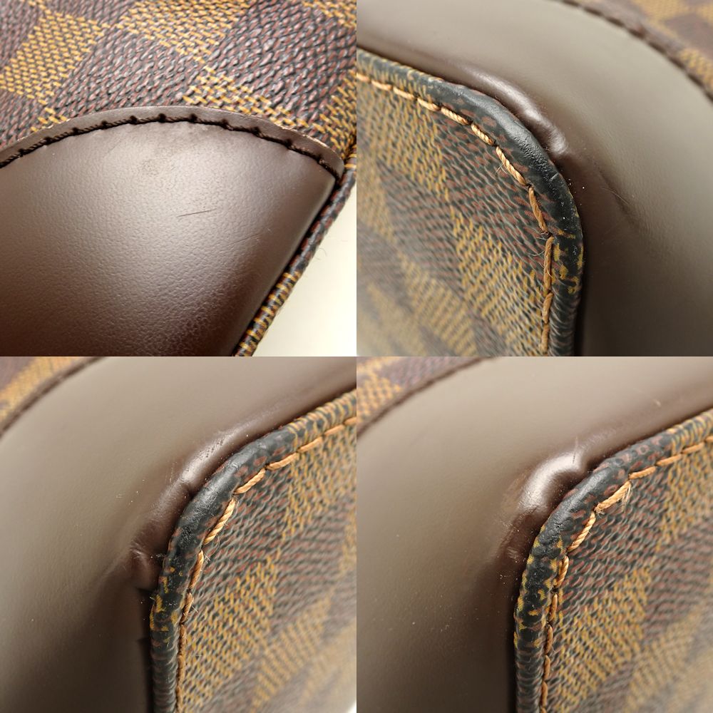 Louis Vuitton Damier Hampstead PM Tote Bag Ebene Brown