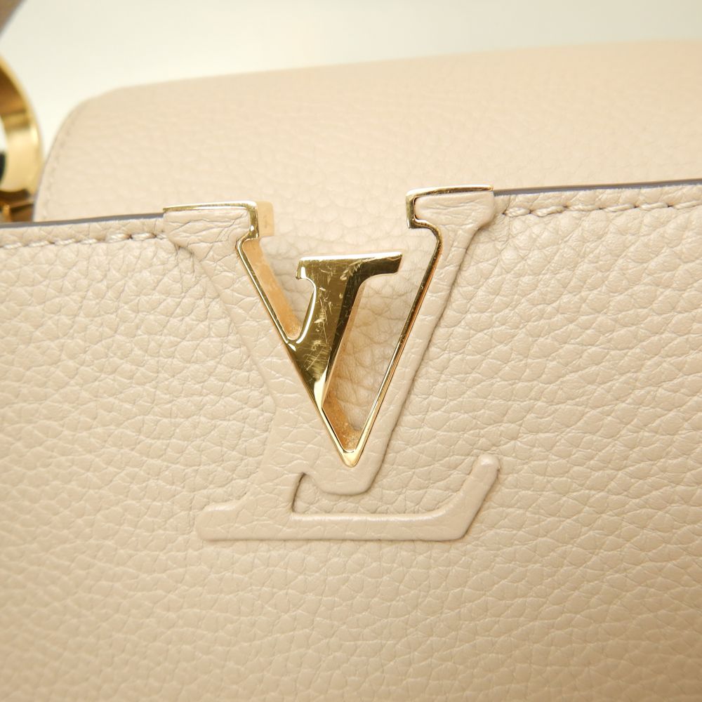 Louis Vuitton Capucines BB Shoulder Bag Taurillon Galle