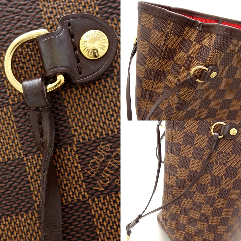 Louis Vuitton Damier Neverfull MM Tote Bag Ebene