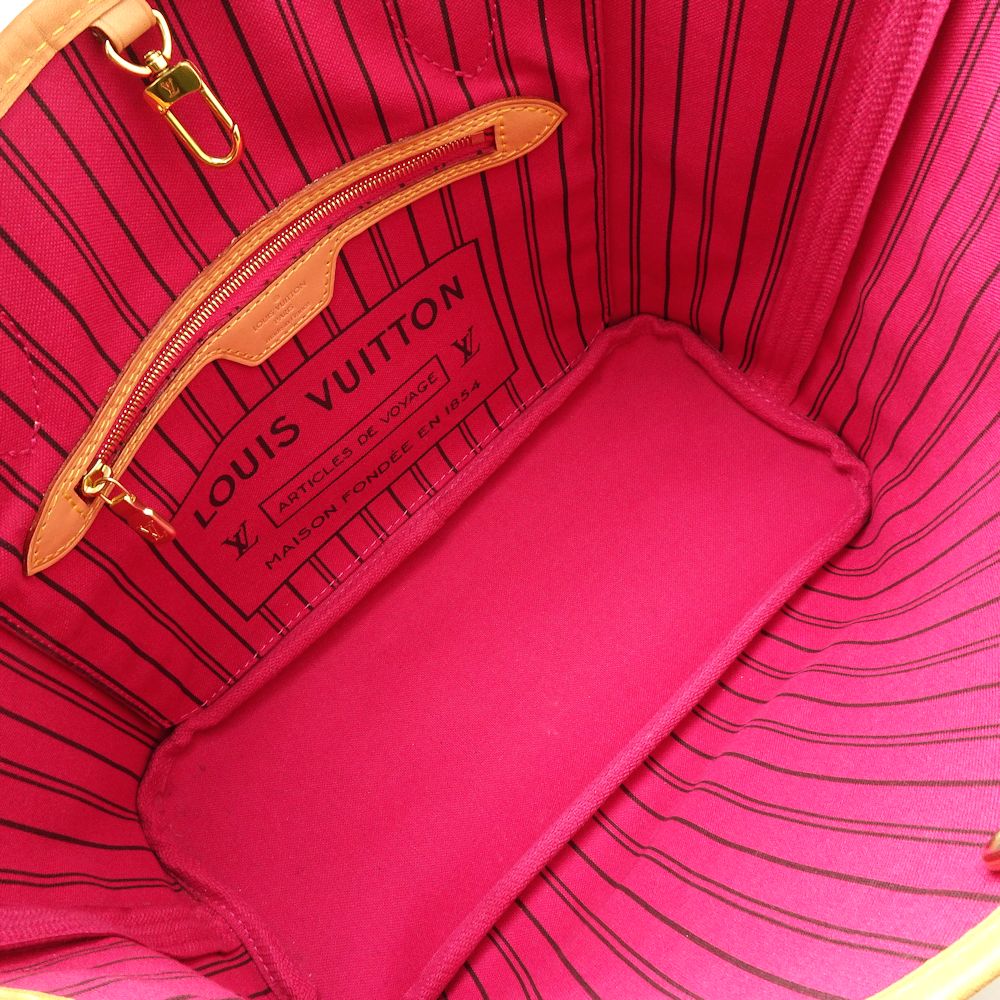 Louis Vuitton Monogram Neverfull PM Tote Bag Brown