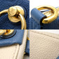 Louis Vuitton V Tote BB Shoulder Bag Implant Blue