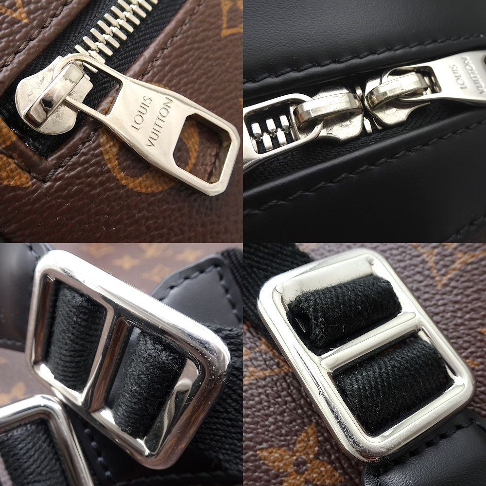 Louis Vuitton Josh Monogram Macassar Backpack Brown Black