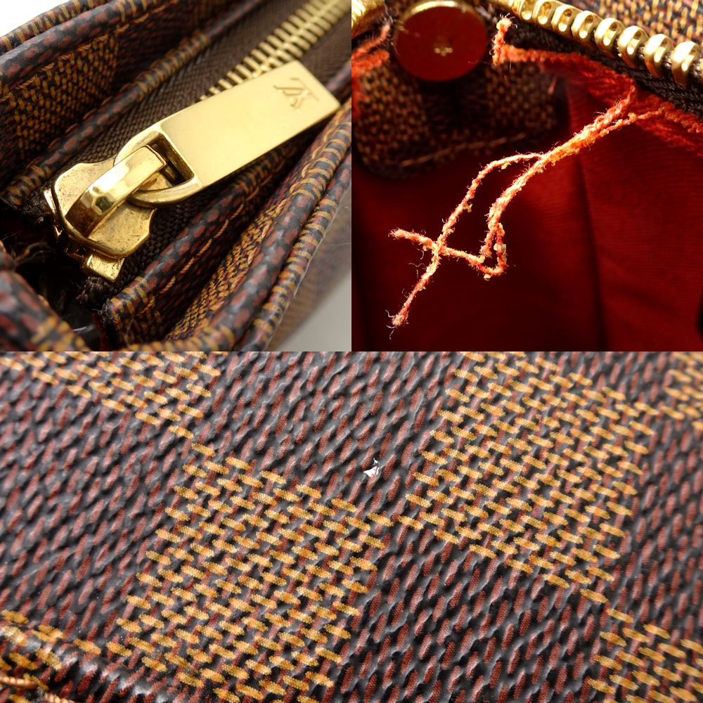 Louis Vuitton Damier Looping MM Shoulder Bag Ebene