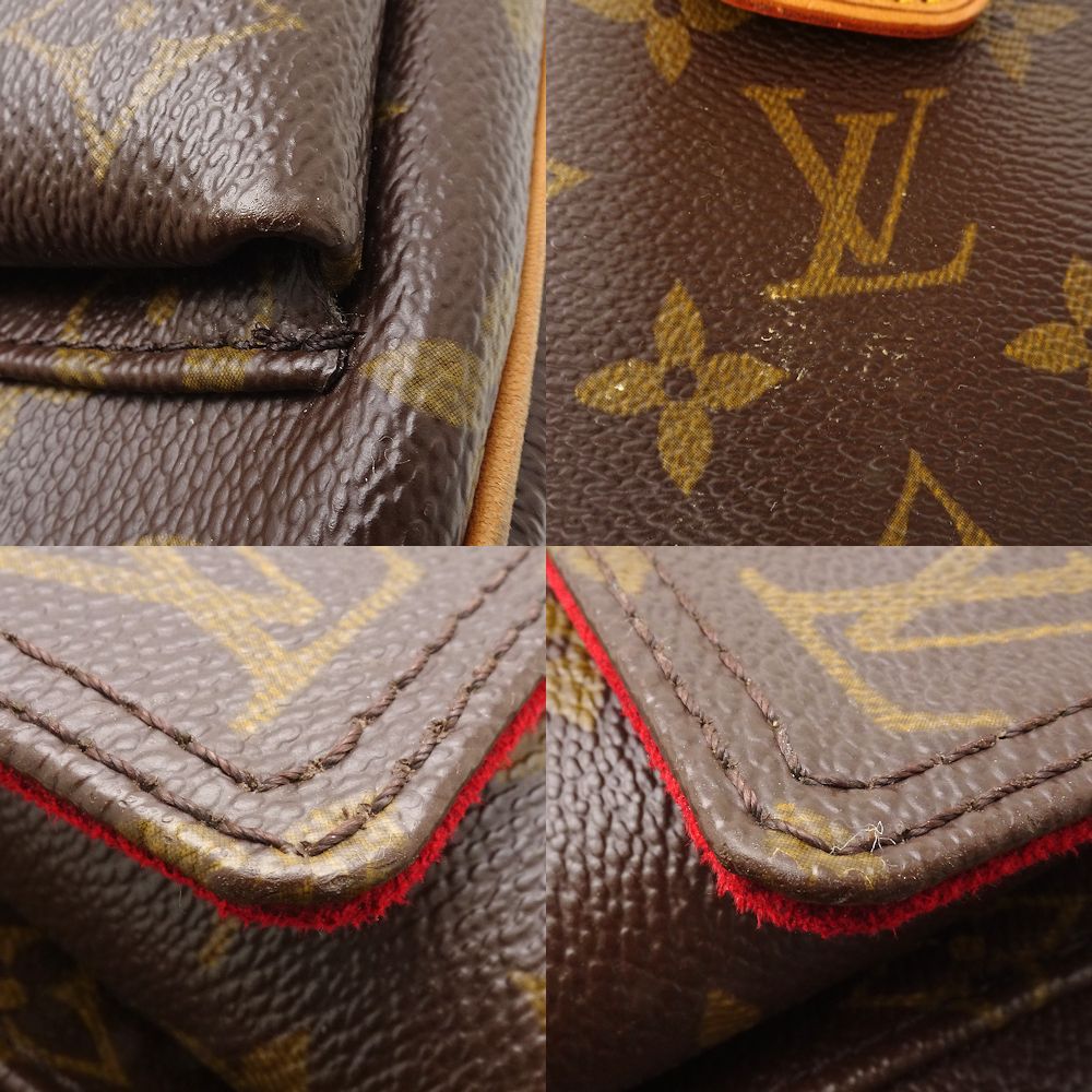 Louis Vuitton Monogram Viva Cite GM Shoulder Bag Brown