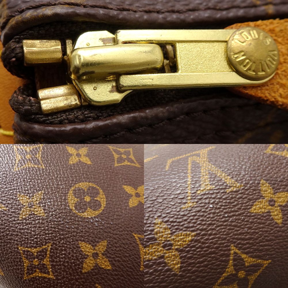 Louis Vuitton Monogram Speedy 25 Handbag Brown