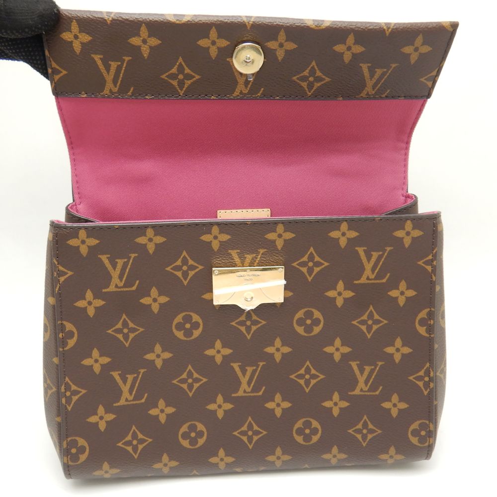 Louis Vuitton Monogram Cluny BB Handbag Brown